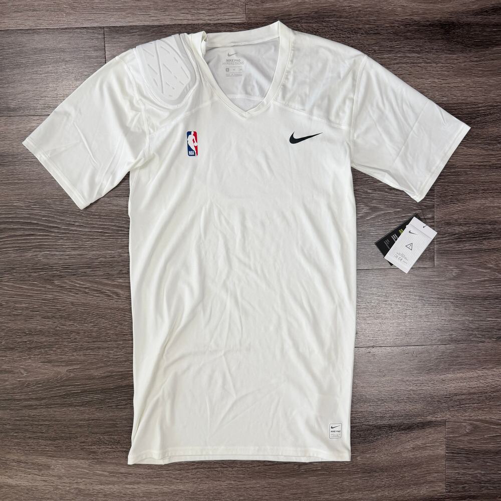 Nike NBA Player Issue Hyperstrong Compression Shirt White XL NWT BQ2419-100